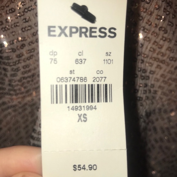 Express sparkly tank top. Brand new - Picture 3 of 3